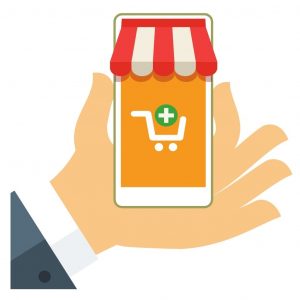 negozio nel palmo della mano